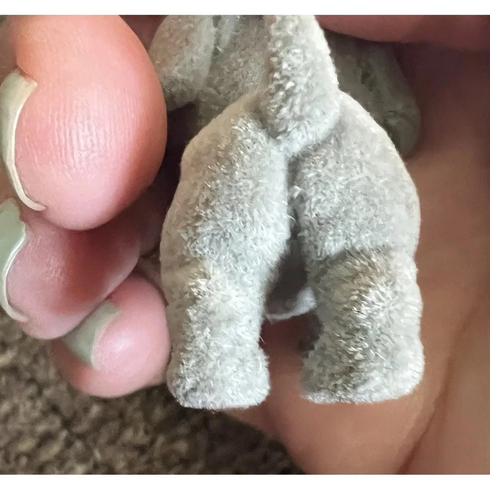 Vtg 2 Puppy Puppies In My Pocket Luna Weimaraner Jasper Greyhound Flocked